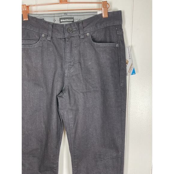 Black Diamond Women's Mission Wool Denim Pants in Black Size 2 NWT - Picture 6 of 12